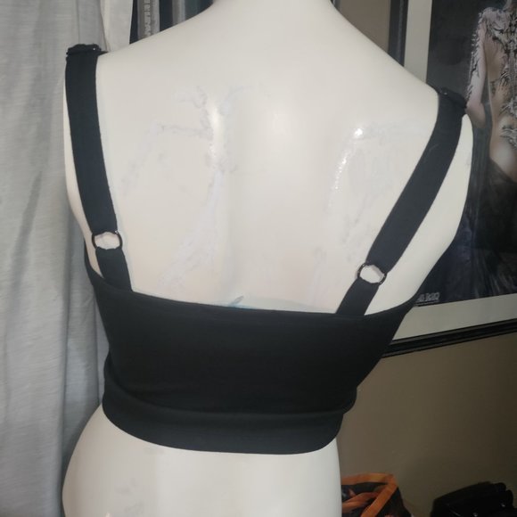 The Arte by Zenana - Strapped Cloth Bustier Crop Top - Picture 3 of 7